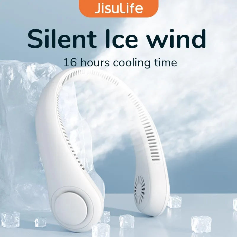 Portable Bladeless Neck Fan — 4000mAh Rechargeable Hands-Free Personal Cooling Fan — view 1 of personal fans