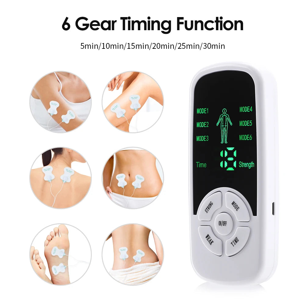 EMS Pulse Electric Muscle Stimulator — TENS Back, Neck & Body Massager — view 3 of recovery & massage