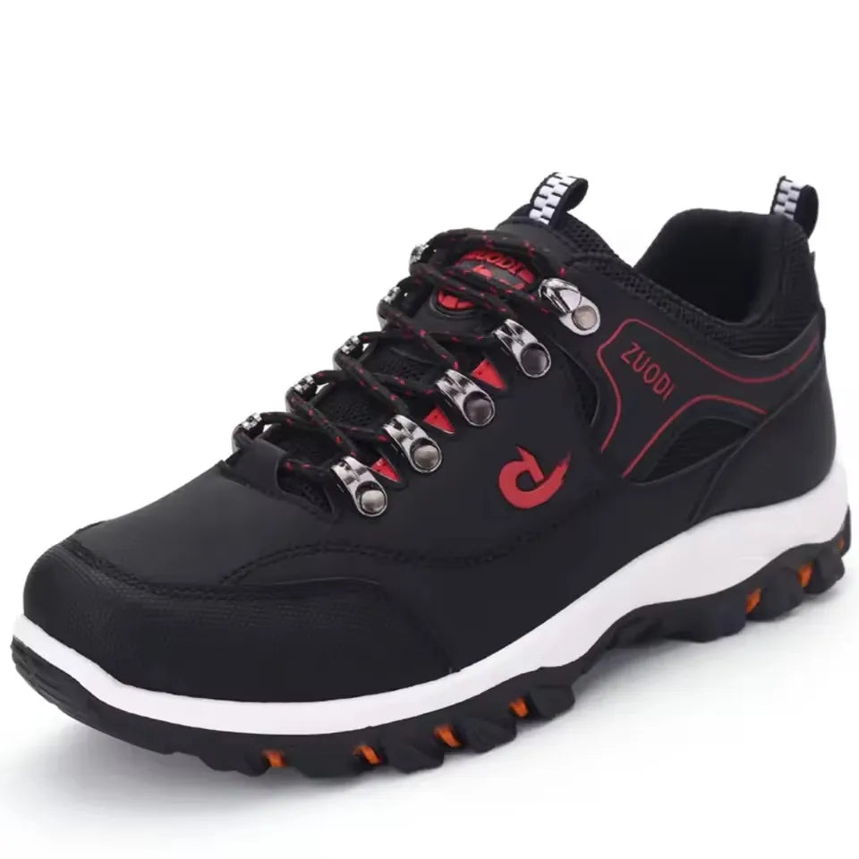 All-Season Men's Leather Sneakers — Casual Tennis Walking Shoes Spring Autumn Winter — view 7 of sneakers
