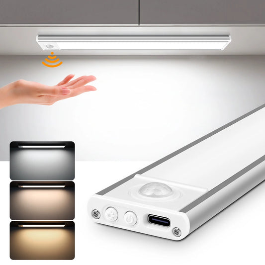 Aluminum LED Light Bar &mdash; USB Rechargeable Motion-Sensor Magnetic Strip for Stairs, Closet &amp; Hallway — view 1 of led &amp; smart lighting