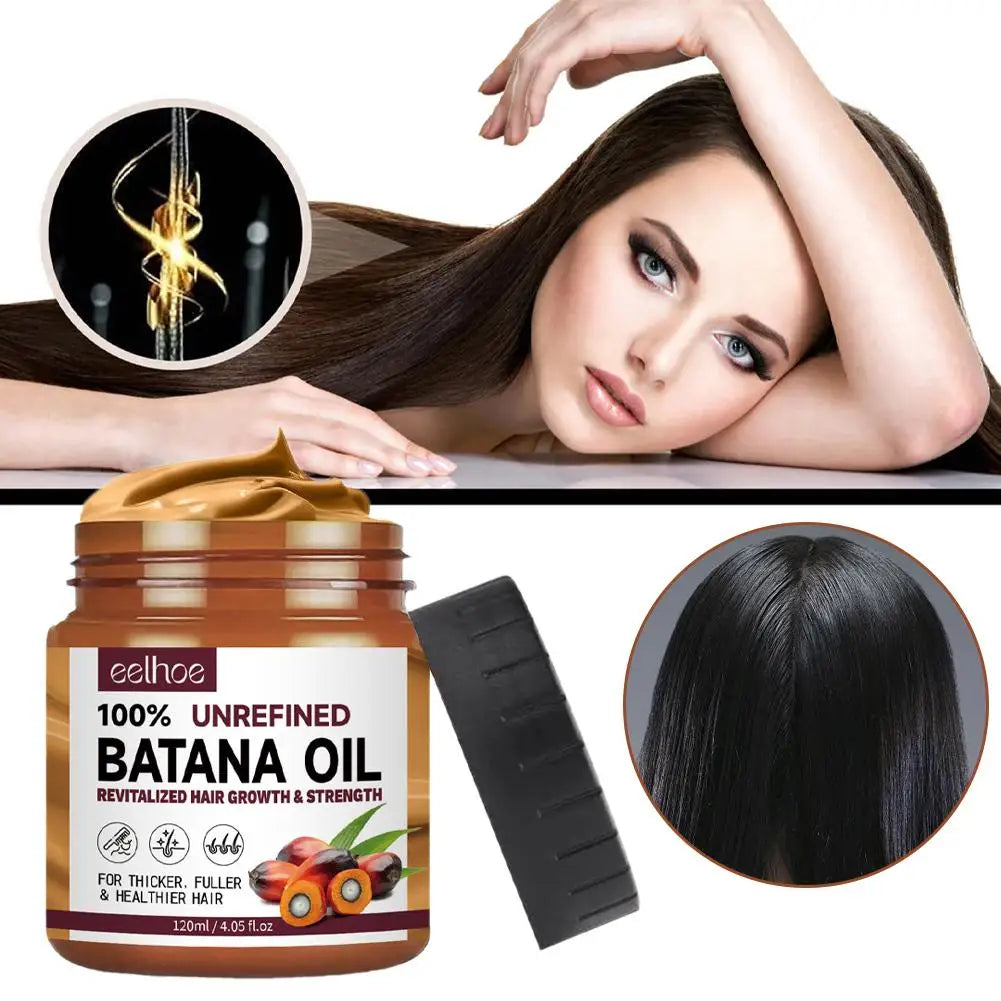 120g Batana Oil Hair Treatments Hair Mask Moisturize And Repair Hair Root For Hair Growth Healthier Thicker Hair Care