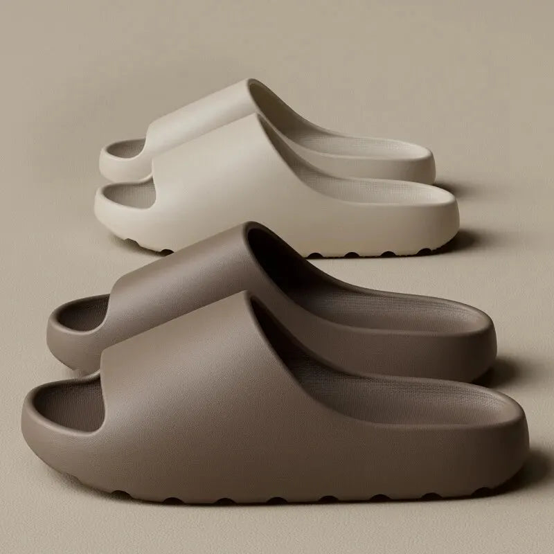 Summer Sandals Coconut Cloud Slippers — Step on Clouds Thick-Sole Non-Slip Slides — view 3 of summer sandals