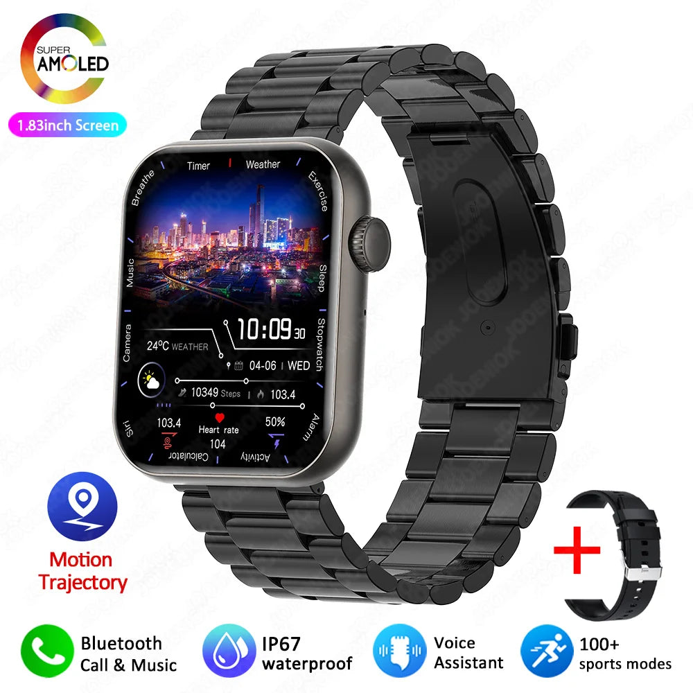 2025 Men's Sports Smart Watch — 1.9in IP68 Waterproof Heart Rate AI Voice Smartwatch — view 11 of smart watches