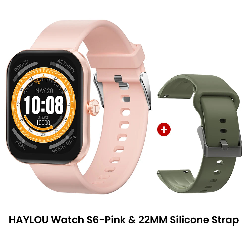 HAYLOU Watch S6 Smart Watch — 2.01in HD Bluetooth Voice Calling IP68 Smartwatch — view 10 of smart watches