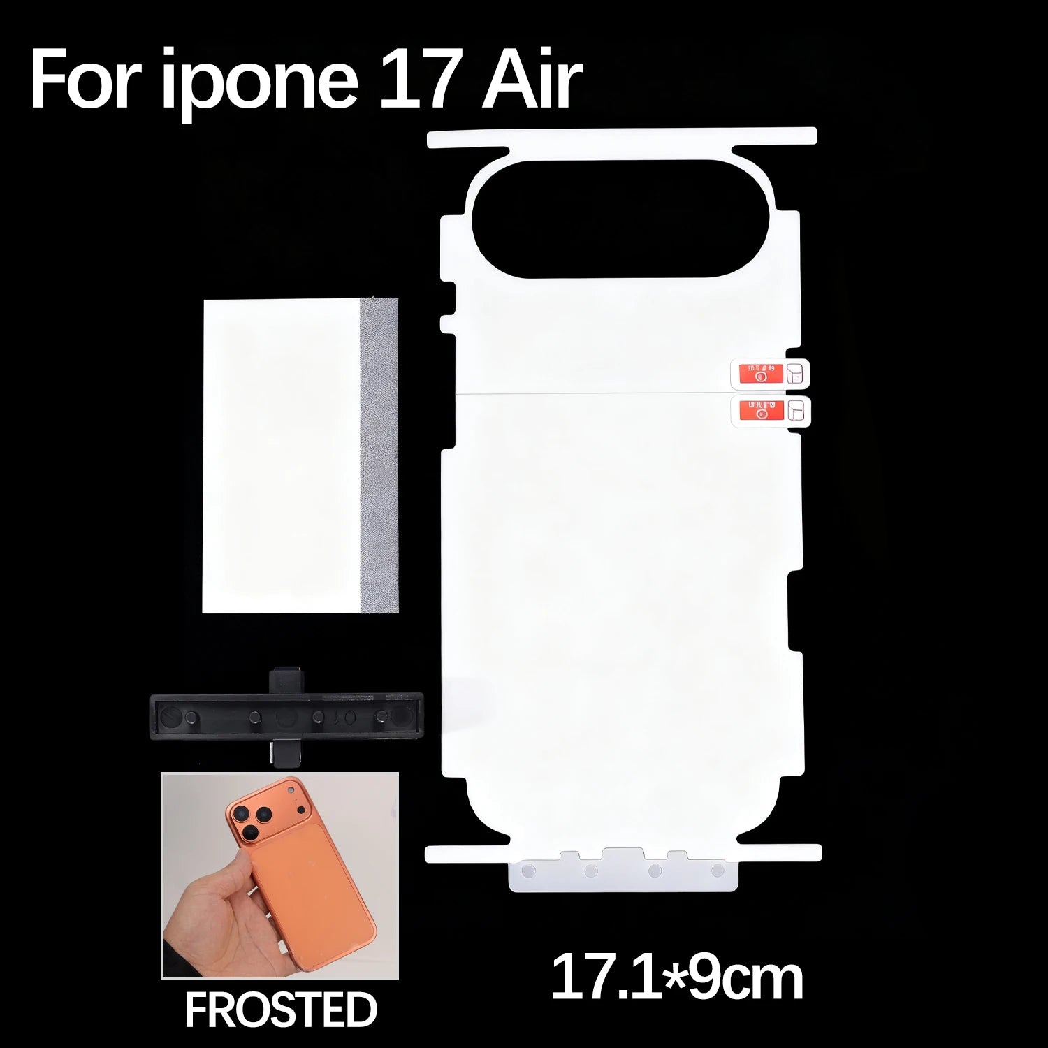 Border Hydrogel Film for iPhone 17 Pro Max / 17 Air HD Side Frame Wrap — view 12 of screen protectors
