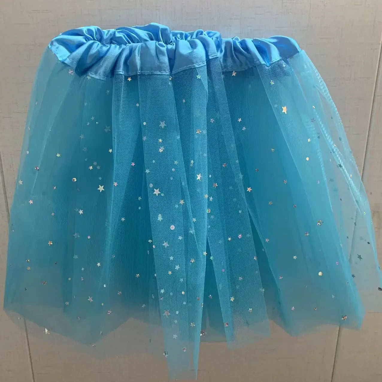 Kids Glitter Tulle Star Tutu Skirt - 3-Layer Sequin Dance Skirt for Girls — view 7 of tutus