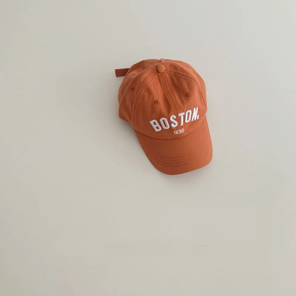 Kids Embroidered Letters Baseball Cap - Korean-Style Varsity Cap for Boys & Girls — view 14 of kids baseball caps