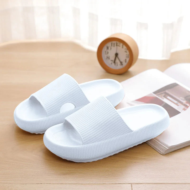 Summer Sandals Cloud Bathroom Home Slides — EVA Soft-Sole Non-Slip Slippers — view 7 of summer sandals