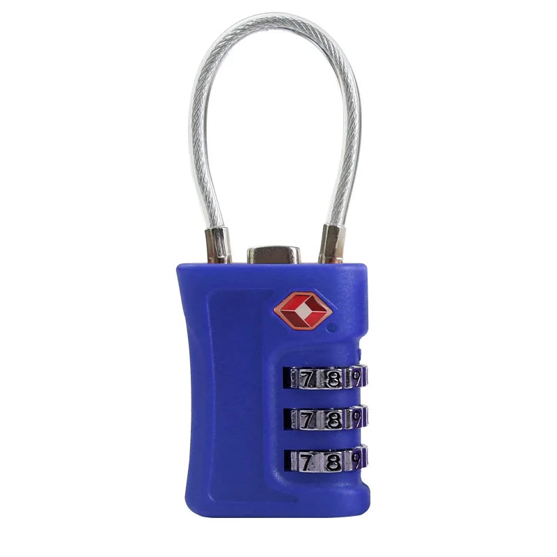 TSA Customs Lock 3 digits Travel Password Changeable Lock Digital Lock Zinc Alloy Suitcase Luggage Anti-theft Lock for Airplane — view 14 of product