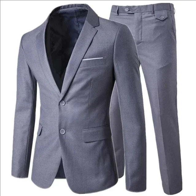 Men Suits For Wedding Elegant 3 Pieces 2 Set Jackets Vest Pants Luxury Blazers Outfit Fashion Classic Full 2024 Formal Costume