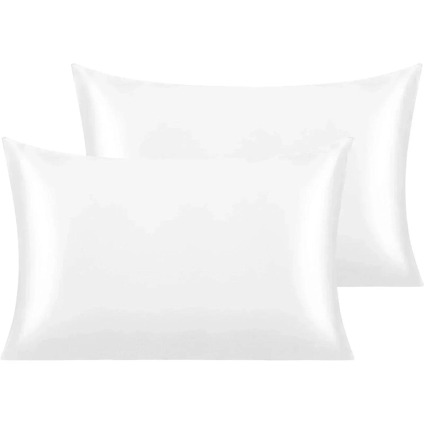 Pack Satin Pillowcases – Cooling, Super Soft Silk-Like Pillow Covers with Envelope Closure — view 12 of home & kitchen