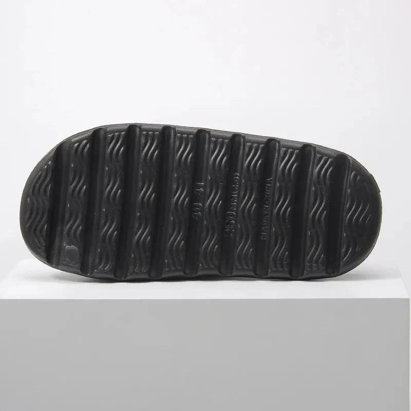 Summer Sandals Coconut Cloud Slippers — Step on Clouds Thick-Sole Non-Slip Slides — view 2 of summer sandals