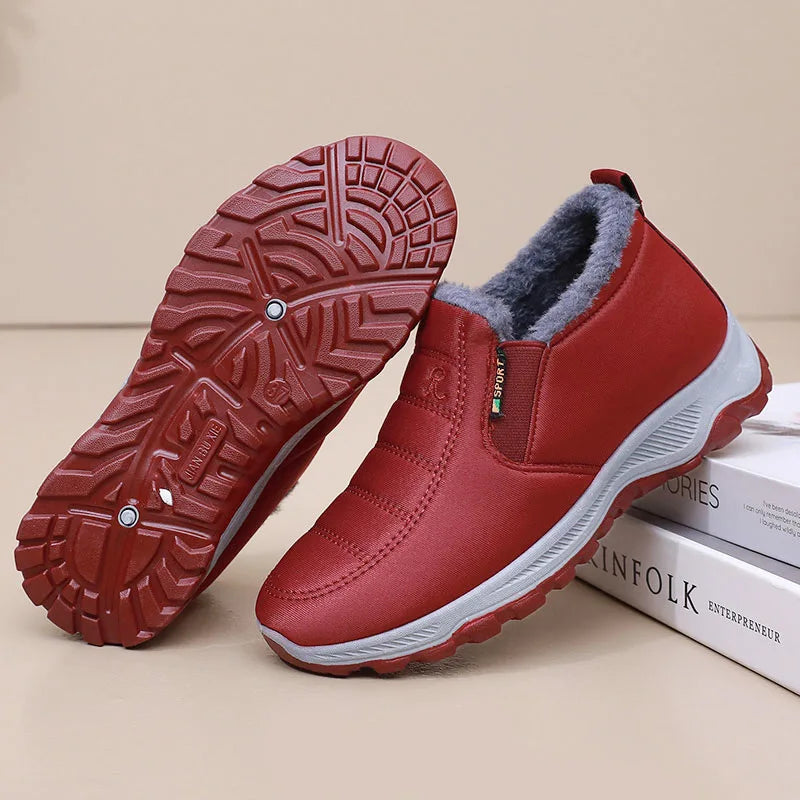 All-Season Men's Chunky Casual Shoes — Warm Cotton-Lined Wear-Resistant Sole — view 4 of sneakers