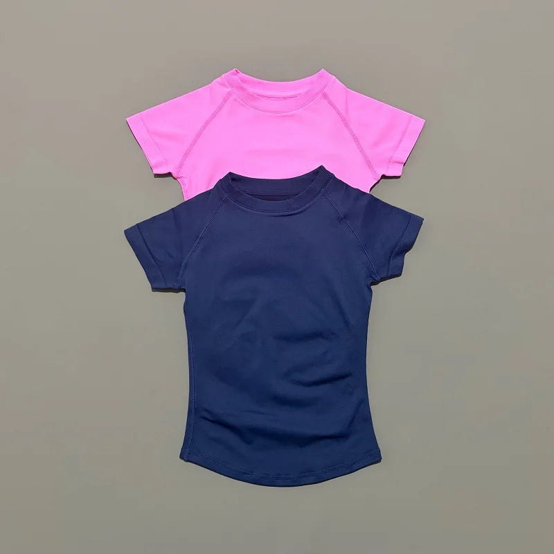Impact Seamless Yoga Top &mdash; Women&rsquo;s Short-Sleeve Workout Shirt for Running &amp; Sports — view 4 of sports & fitness