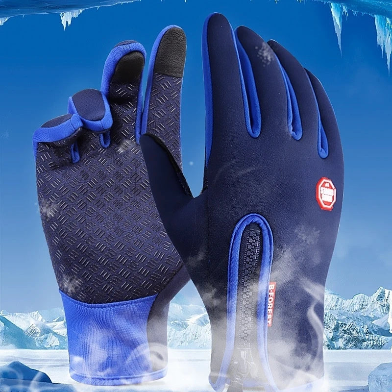 Tactical Winter Gloves Touchscreen Waterproof — Hiking Skiing Fishing Cycling Snowboard Gloves — view 2 of gloves