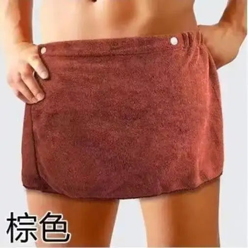 Quick-Dry Beach Towel Wrap — Men's Wearable Adjustable Towel Skirt — view 8 of beach towels