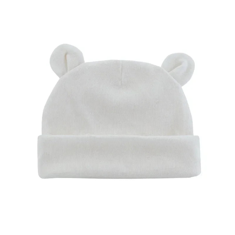 Newborn Ear-Shape Bonnet - Cotton Photography-Prop Hat for Babies 0-1Y — view 17 of baby hats