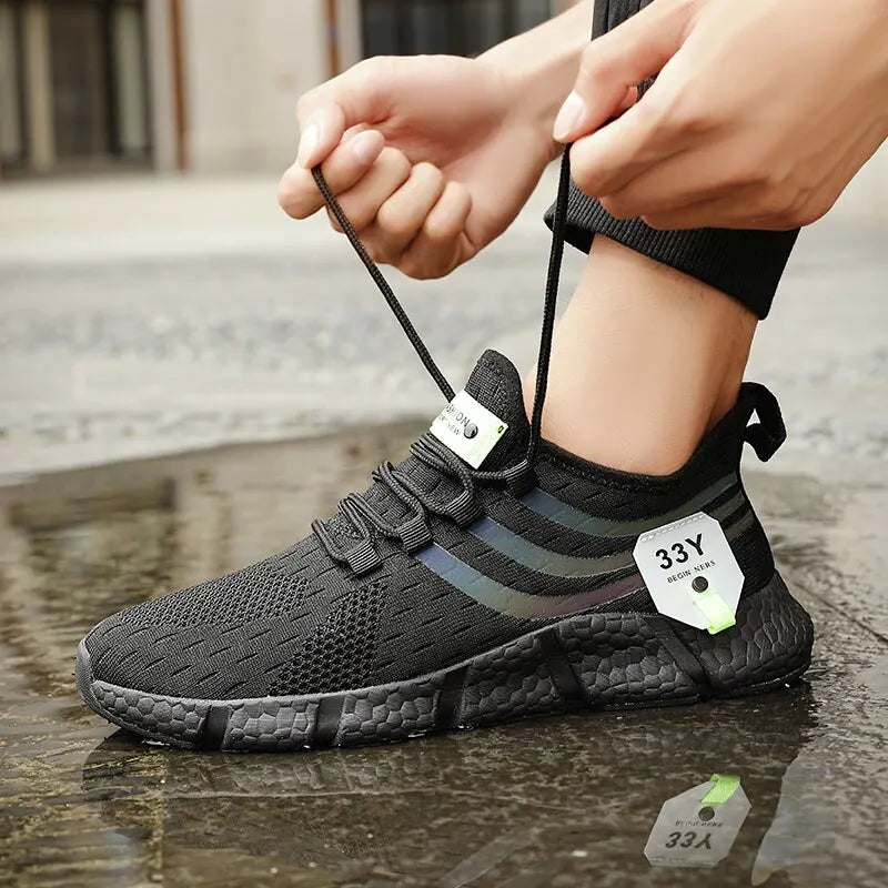 Men's Mesh Sport Sneakers — Breathable Lightweight Outdoor Running Trainers — view 9 of sneakers