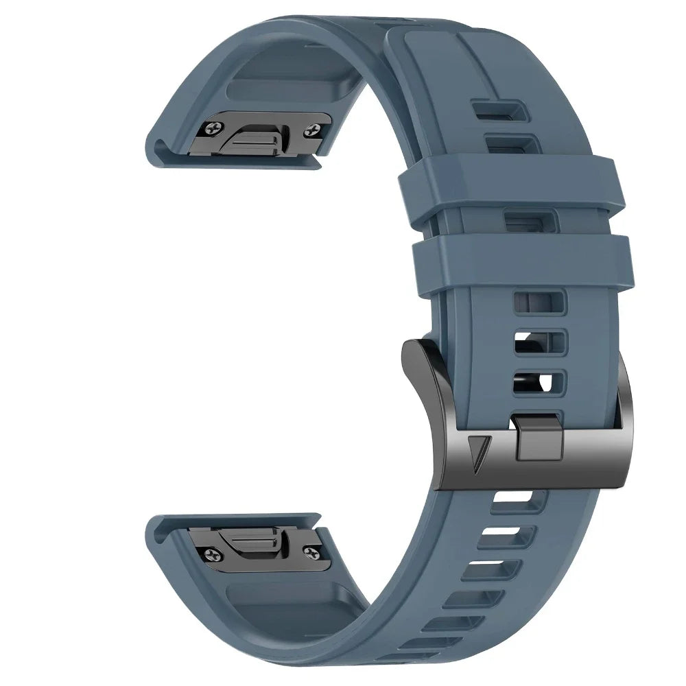 QuickFit Watch Band for Garmin Fenix 8/7/6/5/Epix Pro — 22/26mm Silicone Sport Strap — view 19 of watch straps