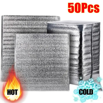 Aluminum Foil Insulated Cooler Bag - Folding Thermal Tote for Food & Drinks — view 1 of lunch bags