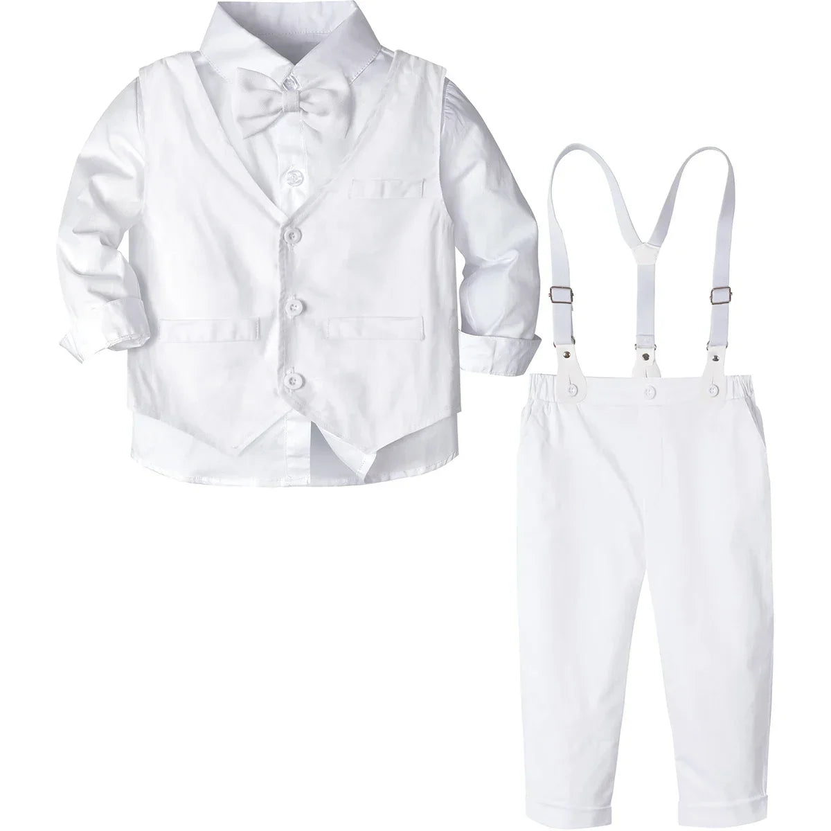 Baptism Outfits for Boys Baby Easter Suit Set Infant Christening Birthday Party Clothes Kids Formal Toddler White Clothing