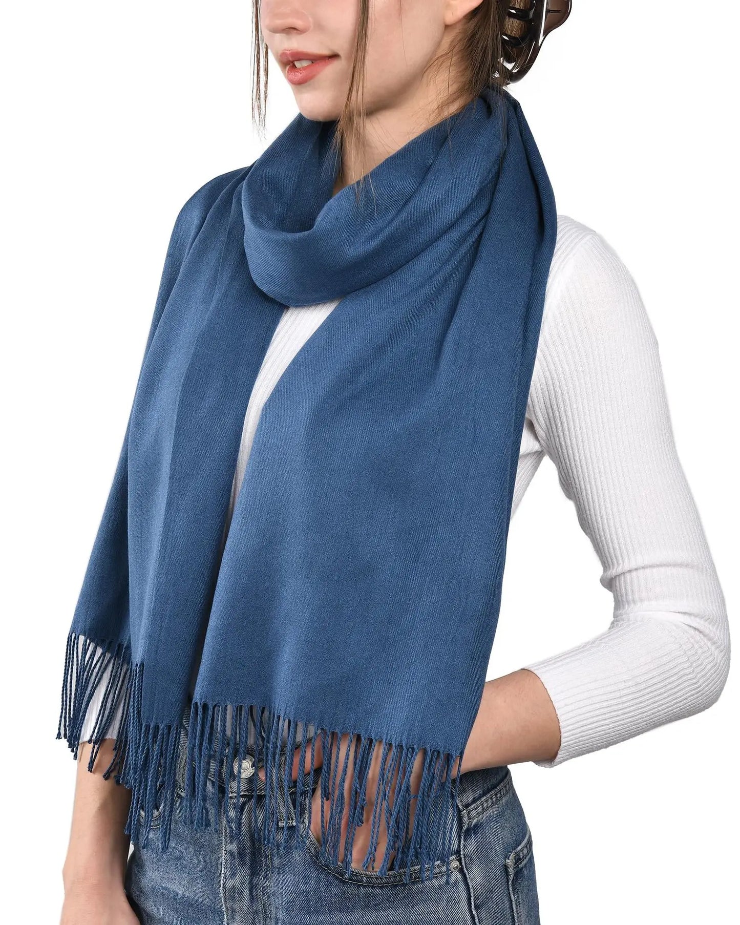 Pashmina Shawl Wrap Evening — Travel & Wedding Blanket Scarf, Drape-Anywhere Statement — view 6 of scarves & wraps