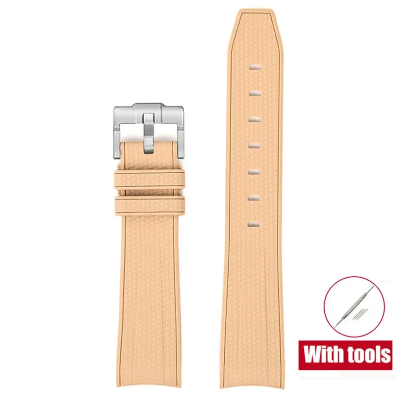 MoonSwatch Diving Strap — 20mm Curved-End Rubber Watch Band for Omega x Swatch