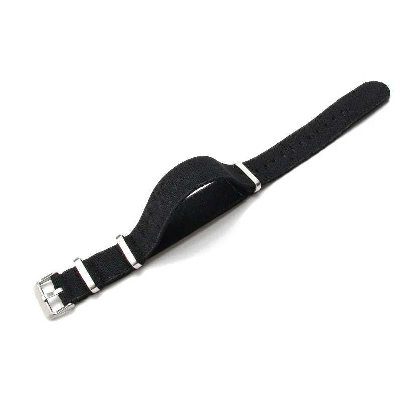 Elastic Woven NATO Watch Strap — 18mm 20mm 22mm Breathable Nylon Universal Wristband — view 19 of watch straps