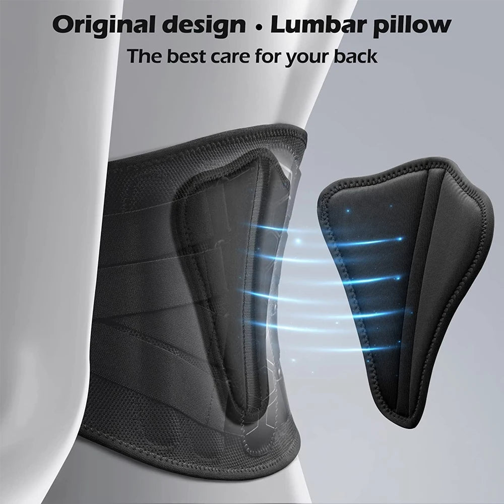 Lower Back Brace with Hexagonal Lumbar Support — Doctor-Recommended Posture — view 2 of braces & support