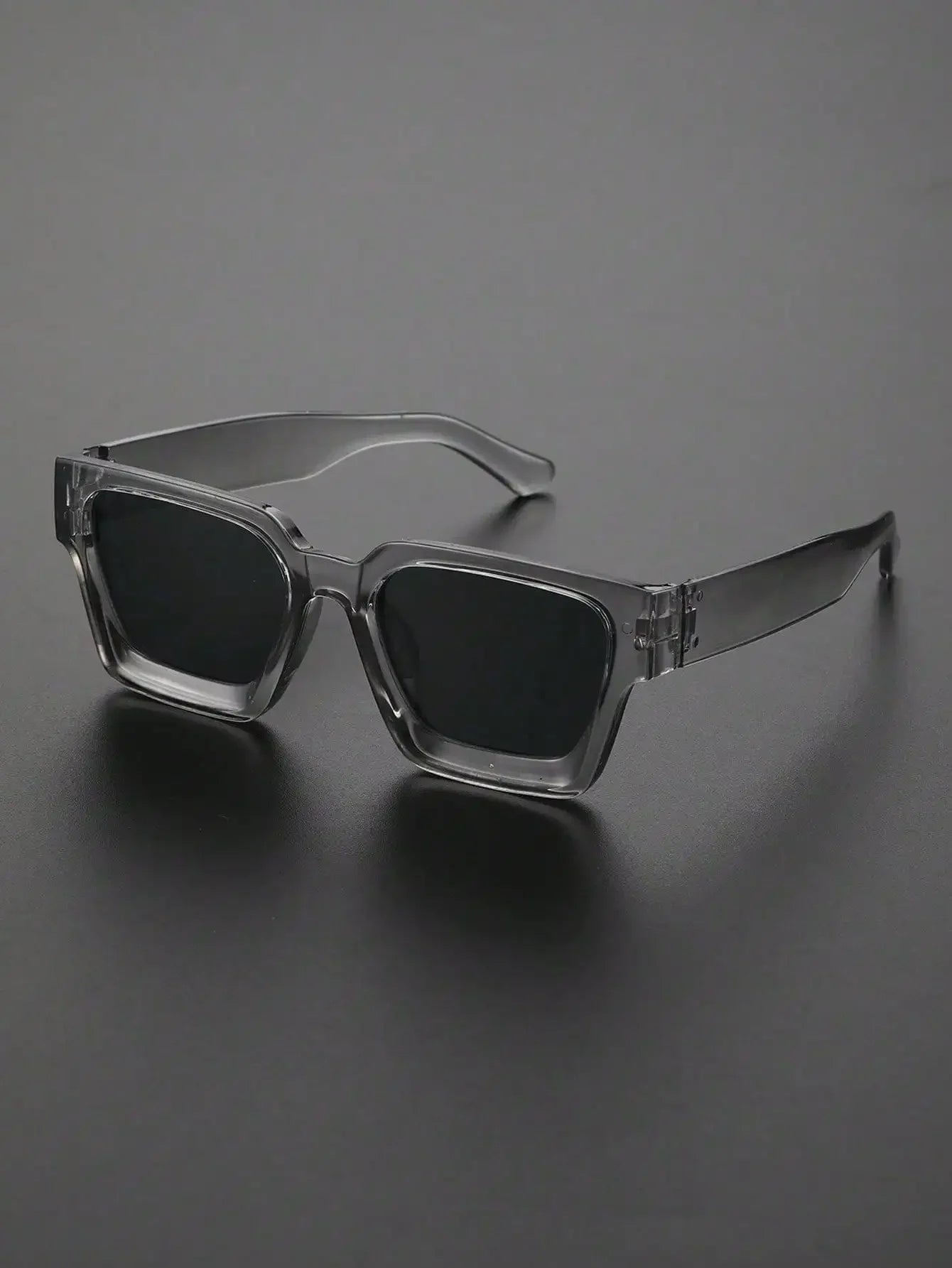 Square Sunglasses Bundle 1/2-Pack — Classic Fashion Plastic Frame Daily Shades Set Eyewear — view 5 of sunglasses