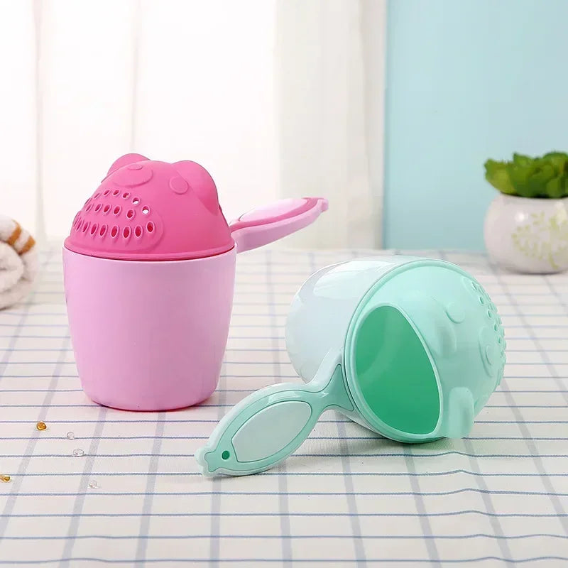 Baby Shampoo Rinse Cup - Tear-Free Bath Time Eye Shield — view 2 of baby bath