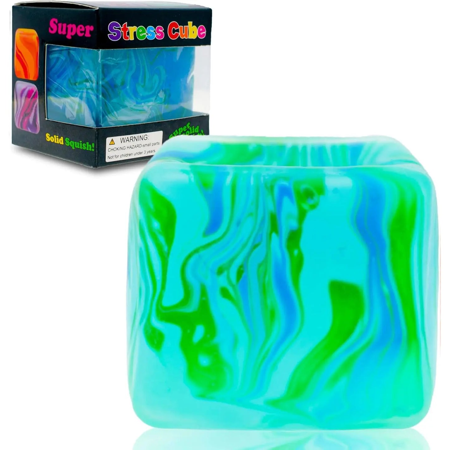 Ice Cube Sensory Fidget Toy — Squishy Stress-Relief Rabbit Squeeze Toy — view 7 of toys