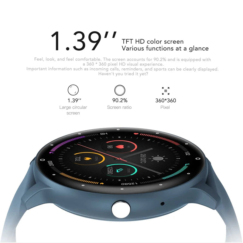 2026 Men's Ultra-Slim Smart Watch — 100+ Sports Modes AI Voice Bluetooth Smartwatch — view 3 of smart watches