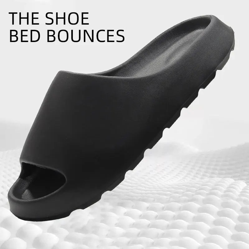 Summer Sandals Coconut Cloud Slippers — Step on Clouds Thick-Sole Non-Slip Slides — view 4 of summer sandals