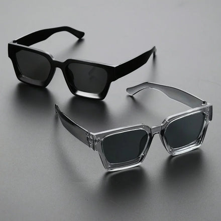 Square Sunglasses Bundle 1/2-Pack — Classic Fashion Plastic Frame Daily Shades Set Eyewear — view 1 of sunglasses