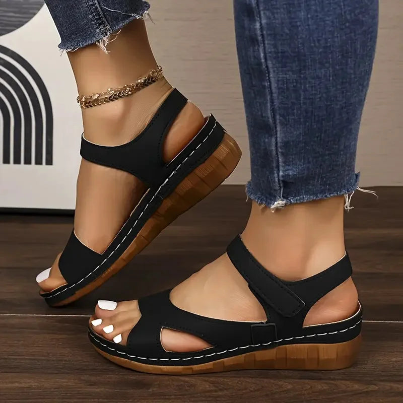 Sandals & Slides — Beach Wedge Heel Sandals, Casual Summer Day-to-Night Heels — view 7 of sandals & slides