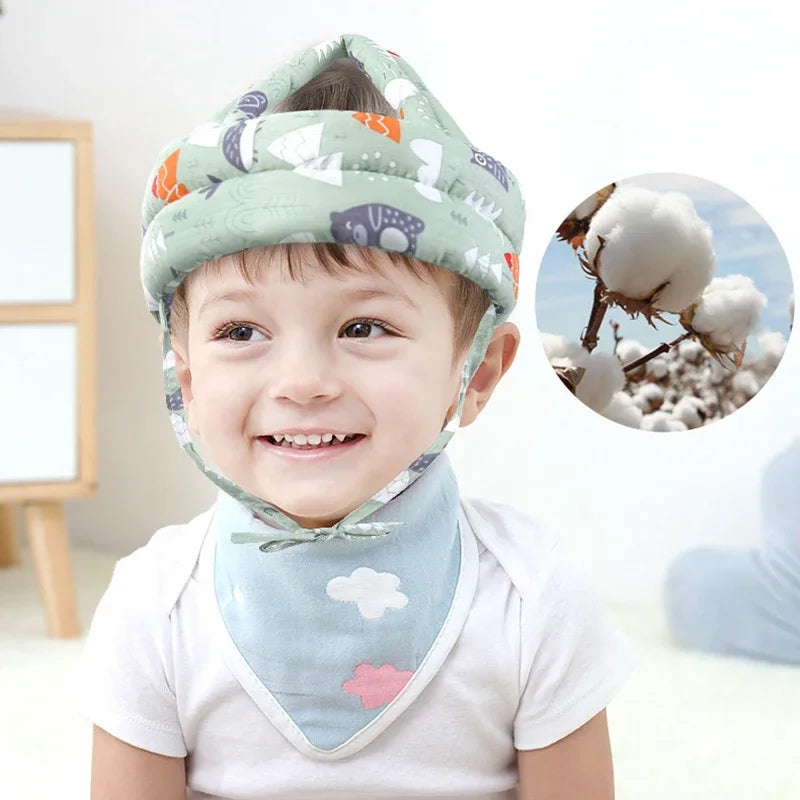 Anti-Collision Baby Safety Helmet - Soft Pillow Head Protector for New Walkers — view 6 of baby safety helmets
