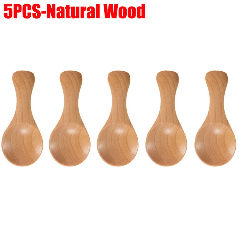 Mini Natural Wooden Spoons — Tea, Honey, Coffee & Spice Tasting Set (1-10 Pcs) — view 11 of dining & tableware