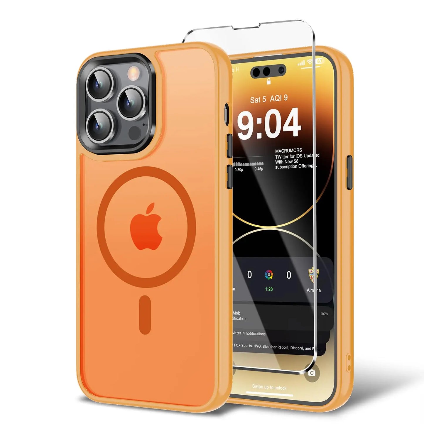 for iPhone 16e / 17e Ultra-Slim MagSafe Clear Case + Screen Protector