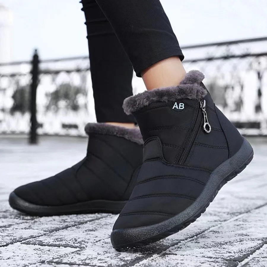 Women's Waterproof Autumn-Winter Snow Boots — Lightweight Outdoor Ankle Boots — view 5 of boots
