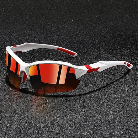 UV400 Sport Sunglasses — Unisex Wraparound Running & Hiking Eyewear — view 1 of sunglasses