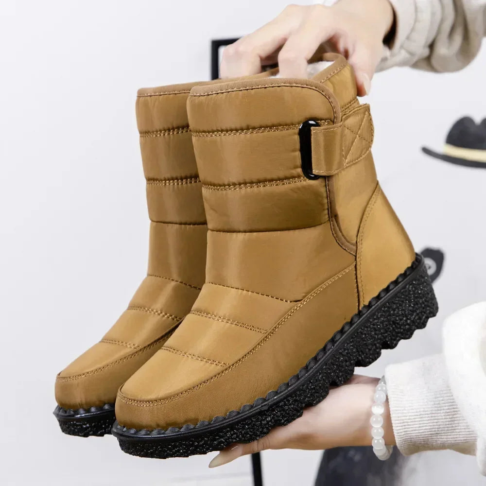 Waterproof Winter Boots for Women — Faux Fur Long Plush Snow Platform Boots (2025) — view 12 of boots