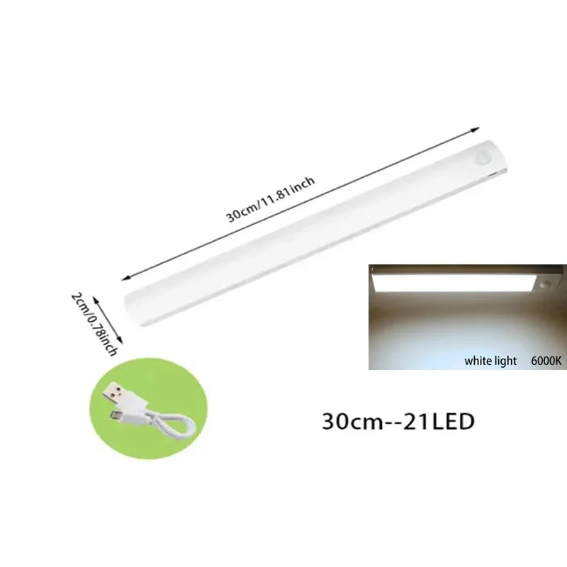 Under-Cabinet Kitchen Light &mdash; Motion Sensor USB Rechargeable Magnetic Strip for Wardrobe &amp; Cupboards — view 8 of led &amp; smart lighting