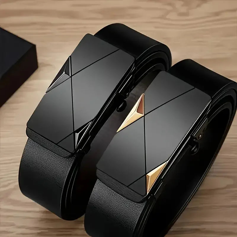 Belts Famous-Luxury-style Men's Genuine Luxury Leather Belt — Office Staple — view 2 of belts