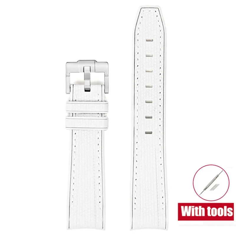 MoonSwatch Diving Strap — 20mm Curved-End Rubber Watch Band for Omega x Swatch