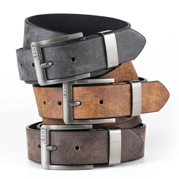 Belts Western Retro Men's & Women's PU Leather Belt — Casual Metal Buckle — view 1 of belts