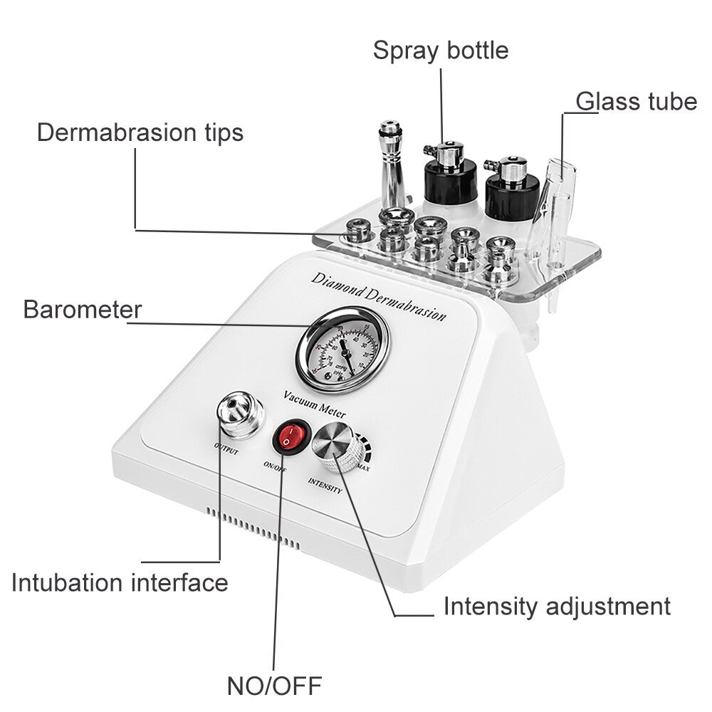 Microdermabrasion Exfoliating Facial Dermabrasion Machine Water Spray