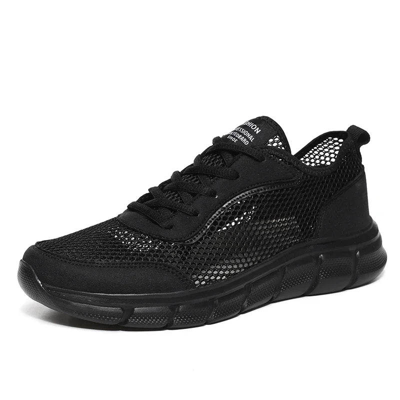 All-Season Men's Mesh Sneakers — Breathable Lace-Up Summer Walking Casual Shoes — view 7 of sneakers