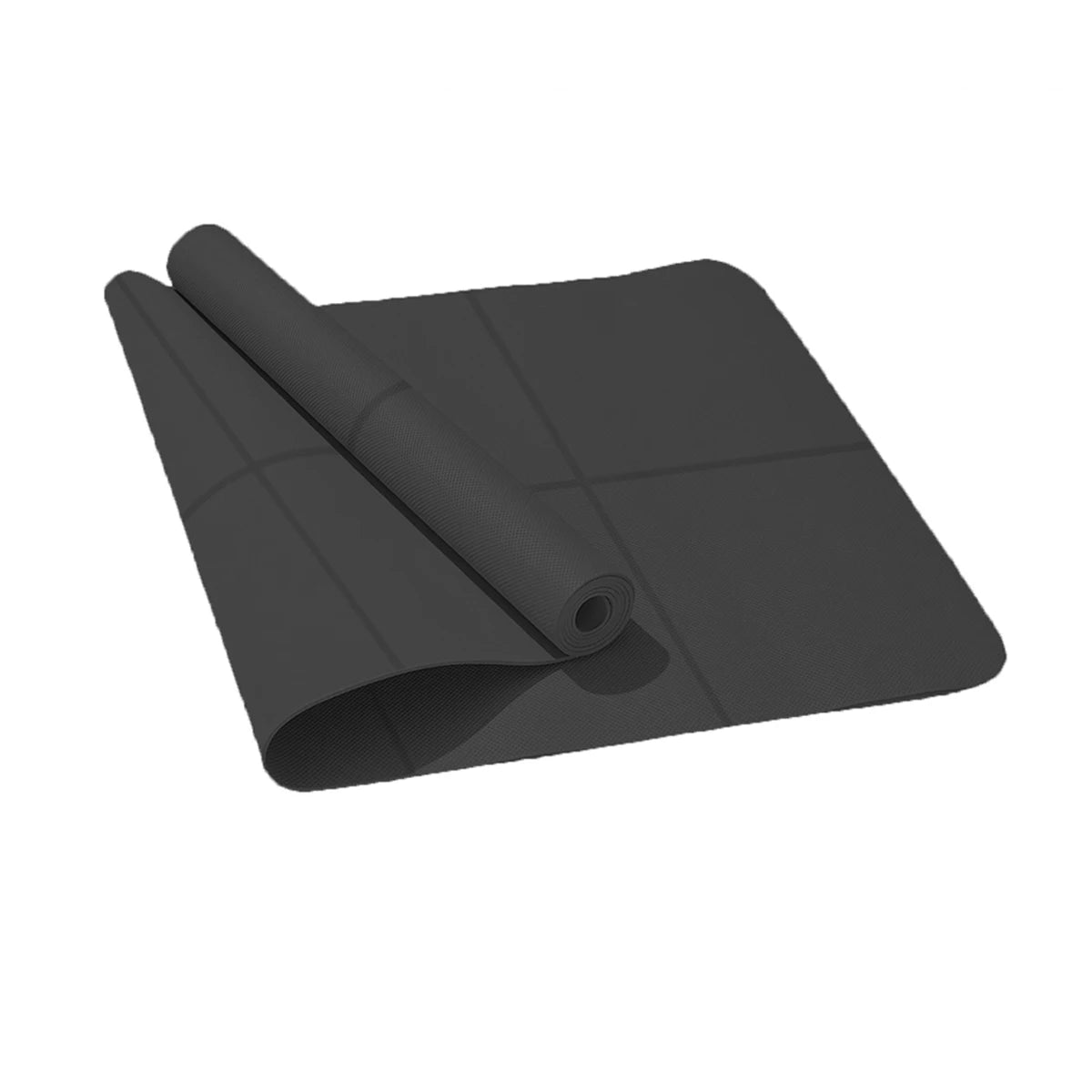 Yoga Mat — 4mm EVA Foam Yoga & Pilates Mat, Cushioned Gym Floor Workout — view 7 of sports & fitness