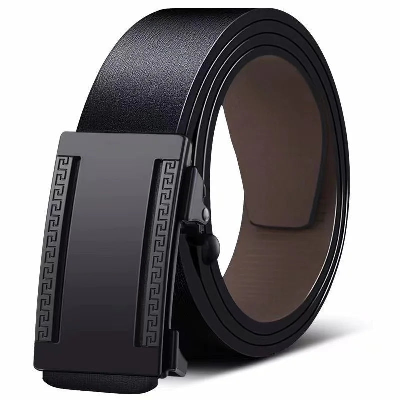 Belts Luxury-inspired Men's Genuine Leather Belt — Automatic Buckle Luxury — view 13 of belts